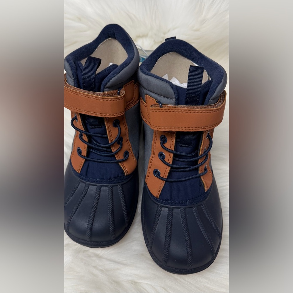 The Children's Place Navy and Brown Kids Boots